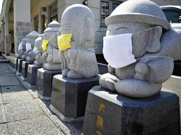 北海道七福神戴上手作口罩 祈願疫情收斂